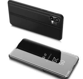 clear View Case Dėklas nothing Phone 1 Flip Cover Black
