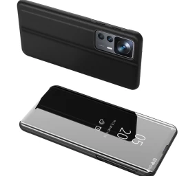 Clear View Case Xiaomi 12t Pro / Xiaomi 12t Flip Cover Black