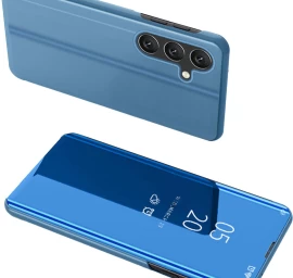 clear View Dėklas samsung Galaxy A24 4g, Mėlynos Spalvos Apverčiamasis Dangtelis