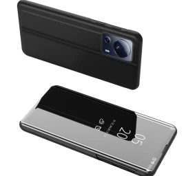 clear View Dėklas, Skirtas xiaomi 13 Lite Apverčiamajam Dangteliui, Juodas