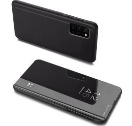 clear View Dėklas Su Atlenkiamuoju Dangteliu samsung Galaxy A03s (166.5), Juodas