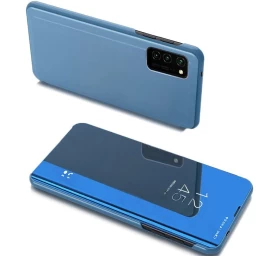 clear View Dėklas Su Atlenkiamuoju Dangteliu samsung Galaxy A03s (166.5), Mėlynas