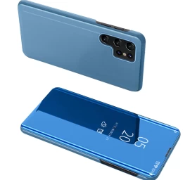 clear View Dėklas xiaomi Poco C65 / Redmi 13c Su Apverčiamuoju Dangteliu - Mėlynas
