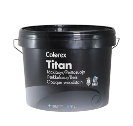 Colorex Titan dažai medienai patvarūs fasadiniai - C - Pusiau blizgus - 0.9 L