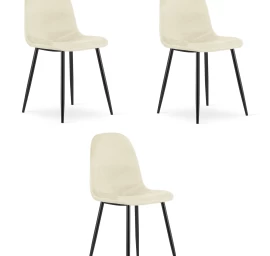 Como Kėdė - Smėlio Spalvos Aksomas X 3