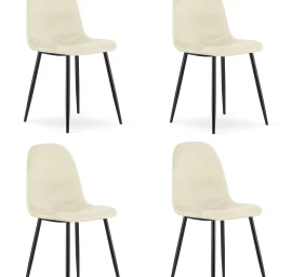 Como Kėdė - Smėlio Spalvos Aksomas X 4