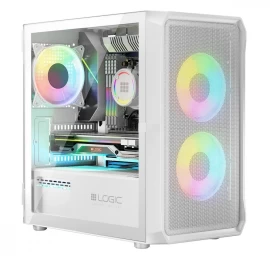 Computer case PORTOS    ARGB Mini white