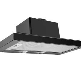 Cooker hood telescopic CIARKO SL-NT 60 Glass Czarny (275 m3/h; 600mm; black color)