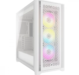 CORSAIR iCUE 5000D RGB  Airflow True White