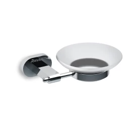 CR 200.00 Laikiklis su muiline (matinis stiklas), chromas