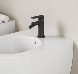 CR II 056.20BL Bidė maišytuvas 135 mm be dugno vožtuvo, juodas