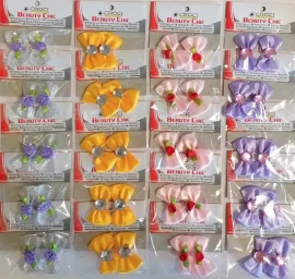 CROCI BEAUTY CHIC kaspinėlis su gumele 2vnt 3.5cm 20pak., C6020060