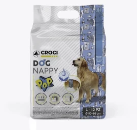 CROCI Dog Nappy sauskelnės patinėliams L 50-60cm 12vnt, C6028413