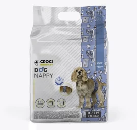 CROCI Dog Nappy sauskelnės patinėliams M 40-50cm 12vnt, C6028359