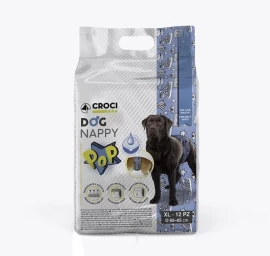 CROCI Dog Nappy sauskelnės patinėliams XL 60-85cm 12vnt, C6028418