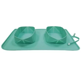 CROCI Silicone Bowl kelioninis dubenėlis 38x22x5cm, C6057398
