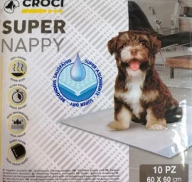 CROCI SUPER NAPPY Higieniniai paklotai 60x60cm (12), C6OI0010