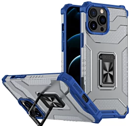 Crystal Ring Case šarvuotas Hibridinis Dėklas + Magnetinis Laikiklis Iphone 12 Pro Max Mėlynas Crystal Ring Case šarvuotas Hibridinis Dėklas + Magnetinis Laikiklis Iphone 12 Pro Max Mėlynas