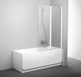 CVS2 100 D balta+stiklas Transparent