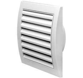 d-100mm 148x153mm  VENTILIACINĖS GROTELĖS PLASTIKINĖS