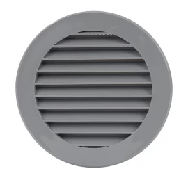 d-100mm VENTILIACINĖS GROTELĖS PLASTIKINĖS PILKA (VR100P)