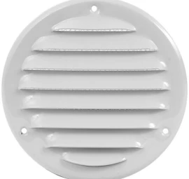 d125mm GROTELĖ METALINĖ BALTA