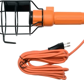 Darbo  lempa practic 230V, 100W, metalinės grotelės, jungiklis, 5 m laidas (82713)