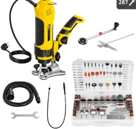 Daugiafunkcinis Dėlionės šlifuoklis Dėlionės šlifuoklis Poliravimo įrenginys Gręžtuvas Twist-a-saw 287 Vnt. 550w