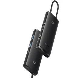 Daugiafunkcinis hub Lite Serijos Usb-c 2x Usb Pd Hdmi Sd/tf Juodas