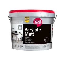 Dažai VIVACOLOR Acrylate Matt A bazė, 2,7l