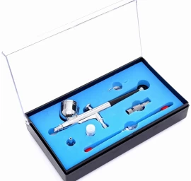 Dažų aerografas Ø0.3mm su priedais, KD2096