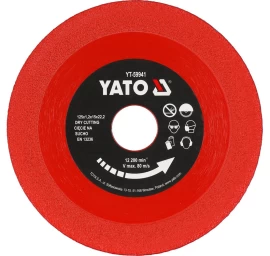 Deimantinis pjovimo diskas | stiklas, plytelės | 125 mm X 1.2 X 22,23 mm (YT-59941)