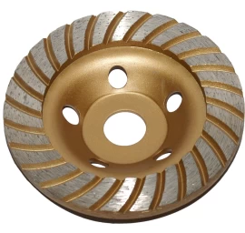 Deimantinis šlifavimo diskas | lėkštės tipo | turbo | 22.2x125 mm (DB0125B)