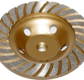 Deimantinis šlifavimo diskas | lėkštės tipo | turbo | M14x125 mm (DB0125A)