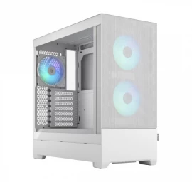 Dėklas Fractal Pop Air Tg Clear Tint Rgb White