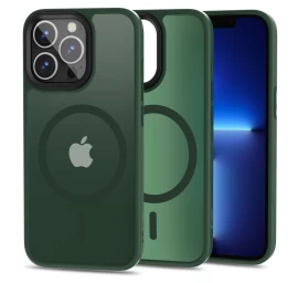 Dėklas iphone 13 Pro Magmat Magsafe - Matinis žalias