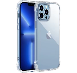 Dėklas iphone 13 šarvuotas Dėklas Su Kabliukų Stovu Skaidrus