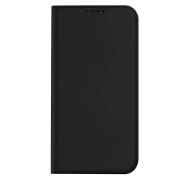 Dėklas Iphone 15 Plus Su Atverčiamu Dangteliu Ir Pinigine Dux Ducis Skin Pro - Juodas