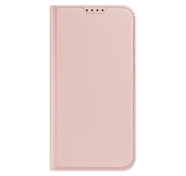 Dėklas Iphone 15 Plus Su Atverčiamu Dangteliu Ir Pinigine Dux Ducis Skin Pro - Rožinis
