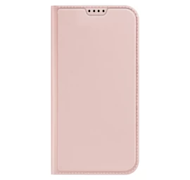 Dėklas iphone 15 Pro Max, Apverčiamasis Dangtelis Ir Piniginė dux Ducis Skin Pro - Rožinis