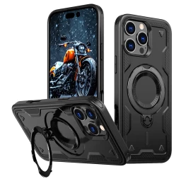 Dėklas iphone 16 Pro Max Hybrid Armor Trendy Magsafe - Juodas