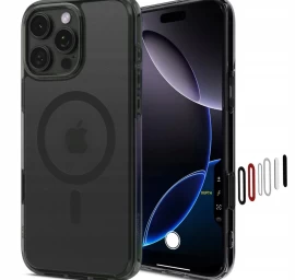 Dėklas iphone 16 Pro Ultra Hybrid - Juodas