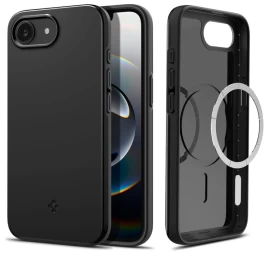 Dėklas iphone 16e Thin Fit Mag - Juodas