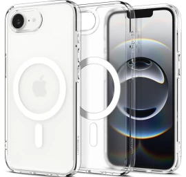 Dėklas iphone 16e Ultra Hybrid Magsafe - Baltas Permatomas