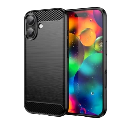 Dėklas Iphone 17 Carbon Case - Juodas