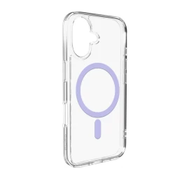 Dėklas iphone 17 Lite Magsafe - Skaidrus Rožinis žiedas