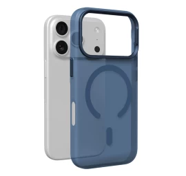 Dėklas iphone 17 Pro Lightfeel Magsafe - Skaidrus Mėlynas