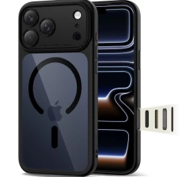 Dėklas iphone 17 Pro Magpeak Magsafe Cc - Skaidrus, Juodas