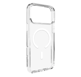 Dėklas iphone 17 Pro Magsafe Lite Mag Tpu Pc - Skaidrus Baltas žiedas