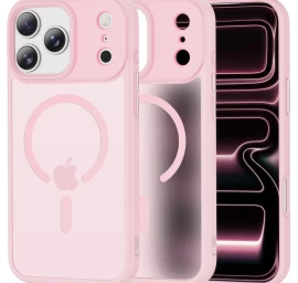 Dėklas iphone 17 Pro Max Magmat Magsafe - Rožinis